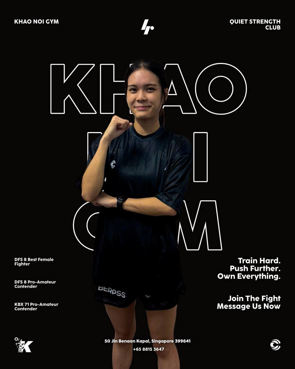 Breyl โ Female Muay Thai Coach ยท KYC, Khao Noi Gym Singapore