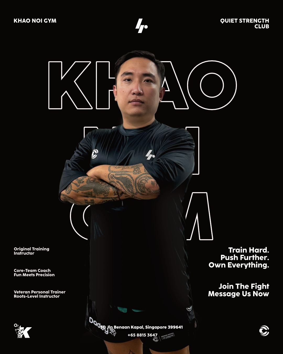 Jison โ Head Muay Thai Trainer, Khao Noi Gym Singapore
