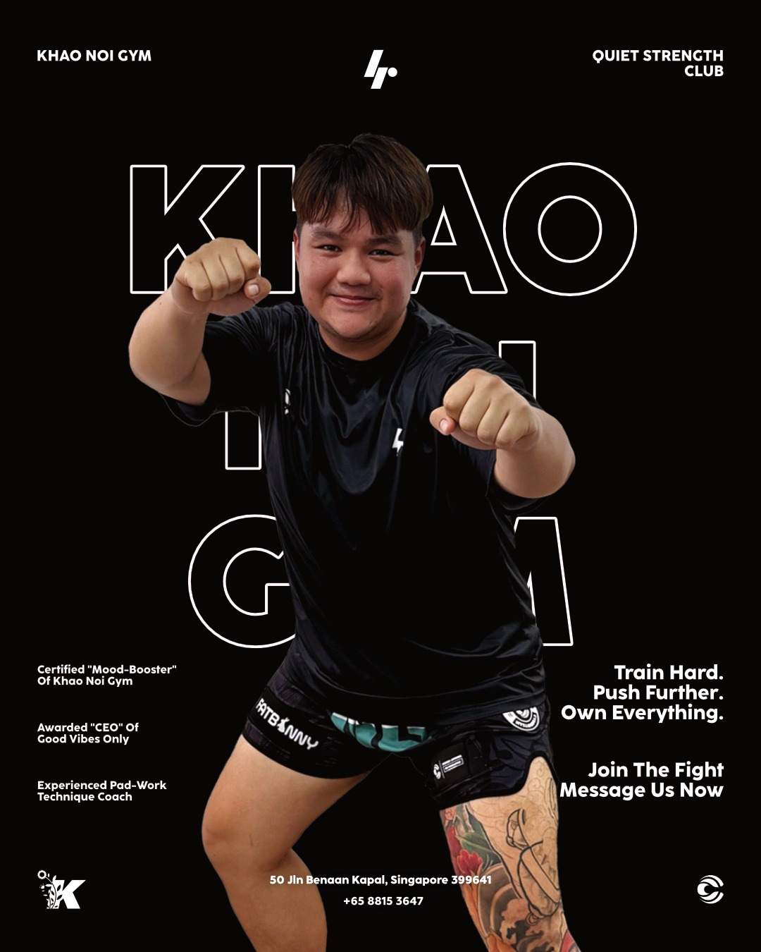 Kent โ Head Coach & Class Manager, Khao Noi Gym Singapore
