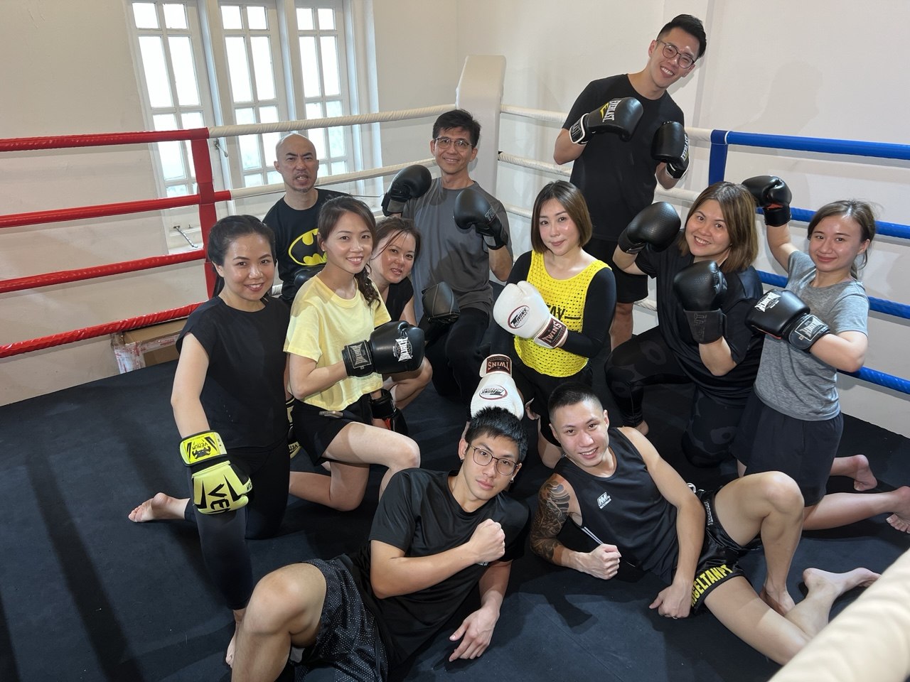 Abbvie Pte Ltd corporate Muay Thai session at Khao Noi Gym