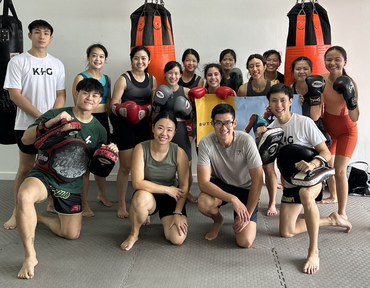 ButterBee corporate Muay Thai session at Khao Noi Gym